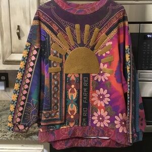 FARM Rio Multicolor Sunburst Sweater